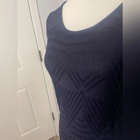 Navy Blue Talbots Dress - Picture 3 of 5